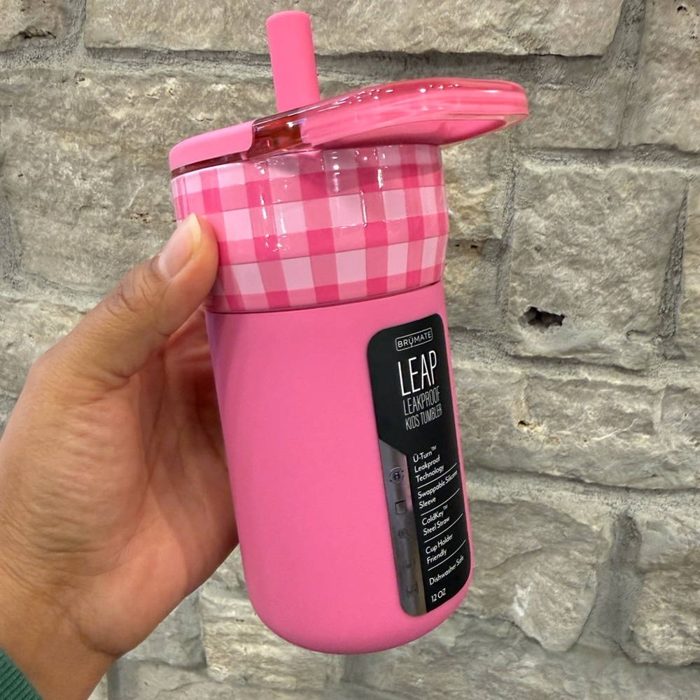 Brumate x Madi Nelson Pink Gingham 
Leap 12oz